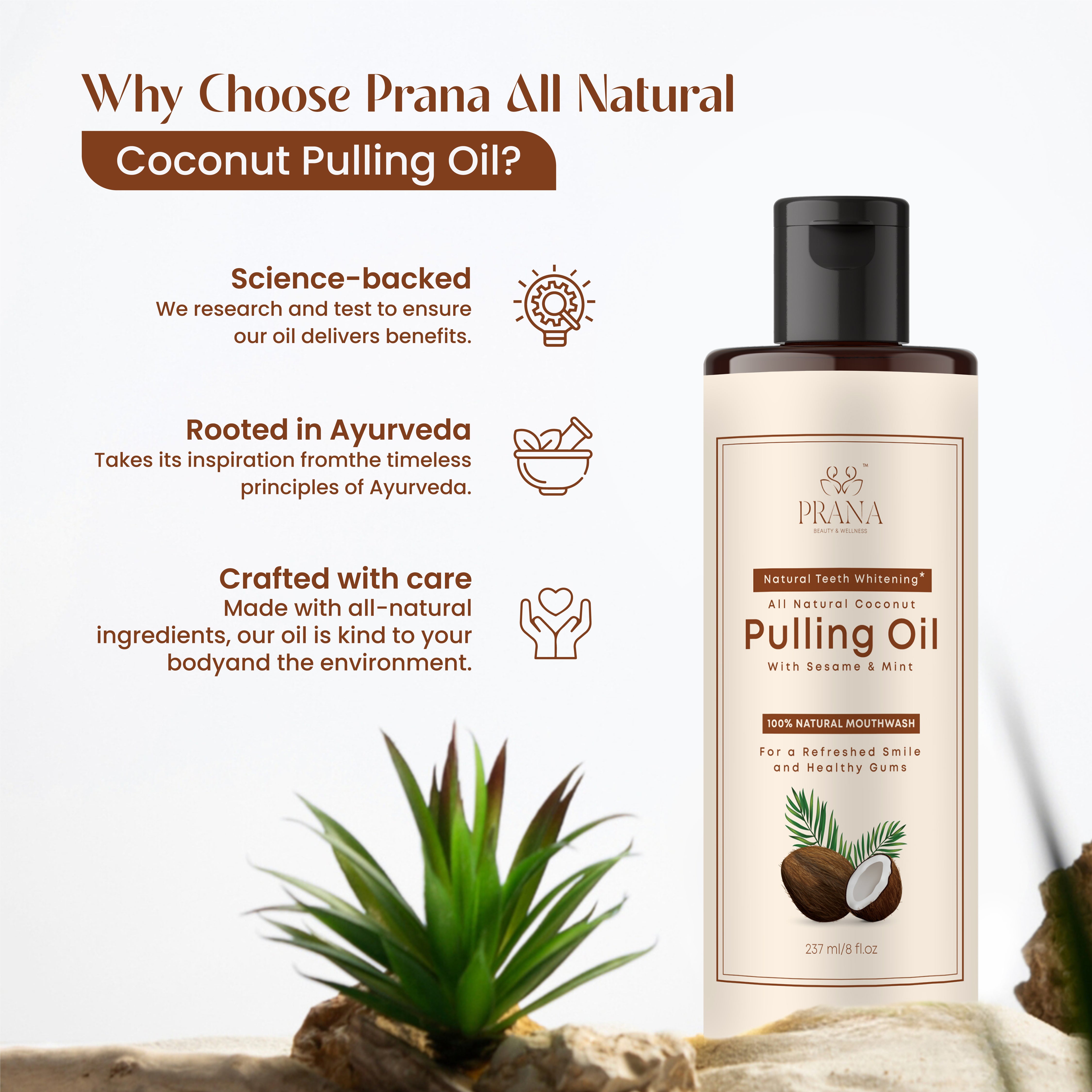 Coconut Pulling Oil Mouthwash